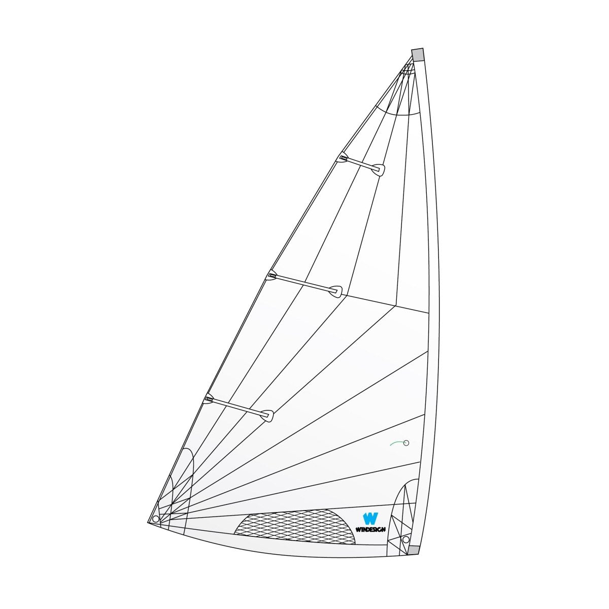 WinDesign Trainingssegel MK2 für Laser Standard / ILCA 7 - OPEX2030 - AquaEquip.de